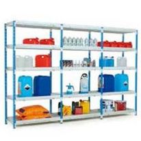 Rayonnages de rétention pour produits polluants non corrosifs