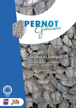 PERNOT GABION - Gabions remplis et vibro-compactés en carrière, fiables et durables