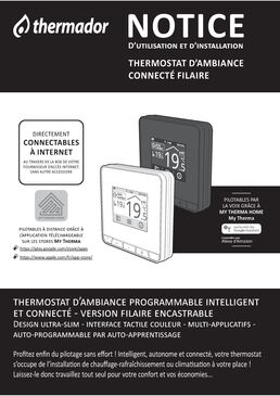 Thermostat d'ambiance connecté et intelligent | THERMA HOME