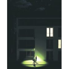 Veilleuse solaire de balisage piéton en applique sur mât d'éclairage public existant | Sirius