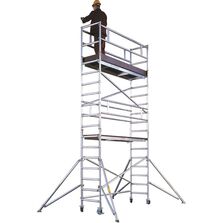 Echafaudage en aluminium à montage rapide jusqu'à 12 mètres de hauteur | Tempo