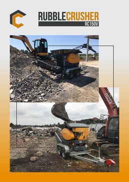 Concasseur de mâchoire mobile compact | RUBBLE CRUSHER