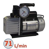 Pompes à vide Clim à deux étages avec électrovanne et vacuomètre | GALAXAIR