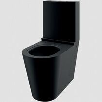 WC MONOBLOCO S21 Inox noir mat avec réservoir | Réf. 110390BK 