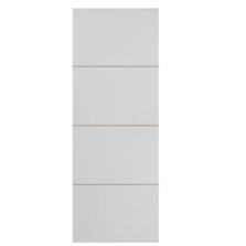 Porte seule HARMONIE recoupable prépeint blanc