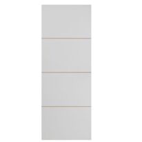 Porte seule HARMONIE recoupable prépeint blanc
