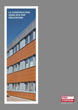 Bâtiments modulaires pour scolaires et périscolaires | PROCONTAIN 