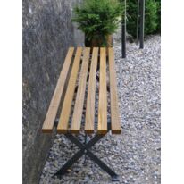 Banquette urbaine | Banquette Horizon en acier et bois