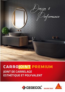 Joint de carrelage polyvalent coloré pour sol et mur | Carrojoint Premium
