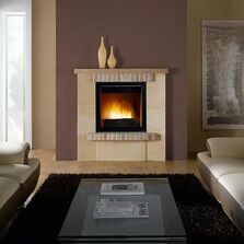 Cheminée rustique en pierre de mauzens | BRILLAC 