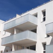 Garde-corps en aluminium pour toiture terrasse accessible et balcon | Panorama