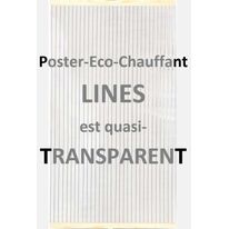 Poster éco-chauffant | 1PEC Lines à rayonnement infrarouge