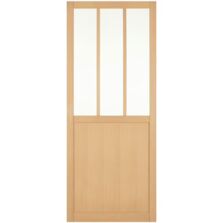 Porte coulissante verrière chêne | LAPEYRE SERVICES