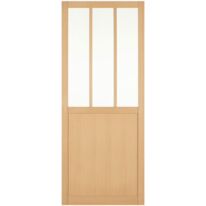 Porte coulissante verrière chêne | LAPEYRE SERVICES