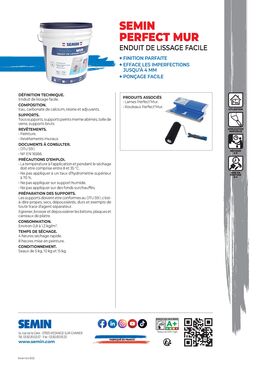 Enduit de lissage | Perfect'mur 