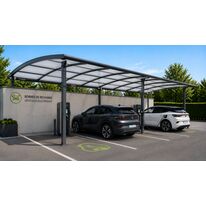 ABRI POUR BORNES DE RECHARGE DE VÉHICULES ÉLECTRIQUES OVALUX