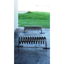 Range-vélos en tube acier forme spiralee| RESSORT