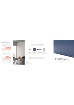 Cadre absorbant mural | PHONOSTEEL® PERFOMUR 