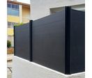 Clôture pleine en aluminium | PANNEAU SUR MESURE OU EN KIT