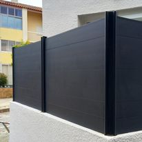 Clôture pleine en aluminium | PANNEAU SUR MESURE OU EN KIT