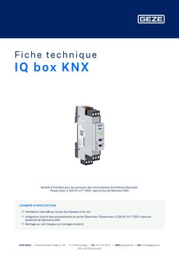 Module actionneur KNX pour ventilation intelligente | IQ Box KNX