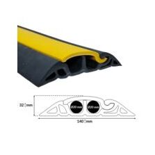 PASSAGE DE CABLE AVEC CAPOT 2 GORGES 20 MM SANS CHARNIERE | WATTELEZ 