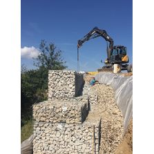 Gabions pré-remplis électrosoudés pour travaux de génie-civil | GABION PREFAGAB