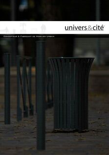 Mobilier urbain | Univers & Cité