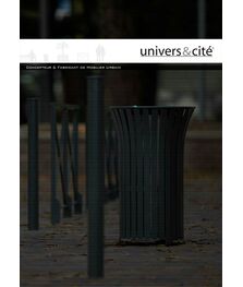 Mobilier urbain | Univers & Cité