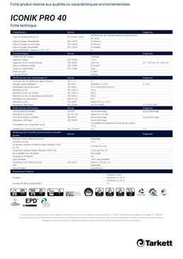 Revêtement de sol en vinyle | ICONIK PRO 40 