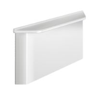 Tablette de douche murale cache fixation | Réf. 511921W 