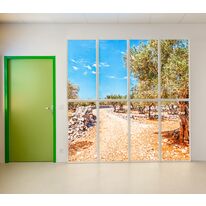 Fausse fenêtre lumineuse XL en trompe l'œil | LIGHTMANN 