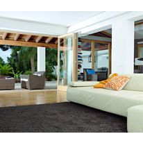 Fenêtre PVC avec plaquage bois véritable côté intérieur | Arborescia