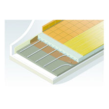 Plancher chauffant sur dalle de liège | Eco Thermacome