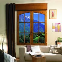 Menuiseries bois-aluminium à profils galbés | Soizic