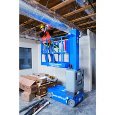 Elévateur vertical à nacelle pour chantiers intérieurs | GRC-12