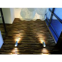 Revêtement mural tridimensionnel en lamelles de bois recyclé | Stack Panel