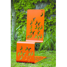 Chaise de jardin en métal plié découpé au laser | Set-on