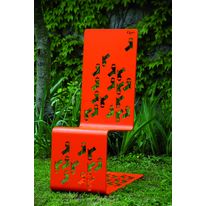 Chaise de jardin en métal plié découpé au laser | Set-on
