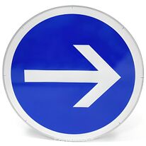 Panneau obligation de tourner à droite B21-1 | 1-02-2-029e4