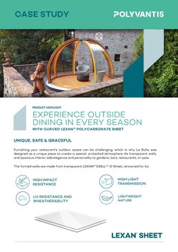 Gamme de plaques polycarbonate pour remplissage, agencement et mobilier | LEXAN™ EXELL™-D  Sheet