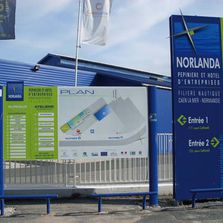 Signalétique en matériau à base de lin | Panneau signalétique en matériau à base de lin