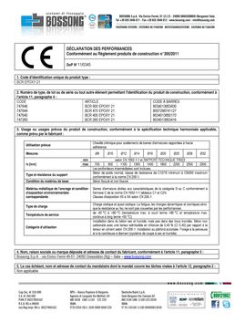 Scellement chimique bicomposant agréé pour béton et maçonnerie | Epoxy 21