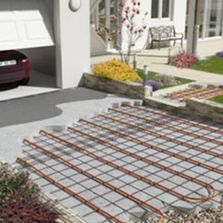 Trame chauffante à puissance constante pour déneigement des rampes et voies d'accès | EM2-CM