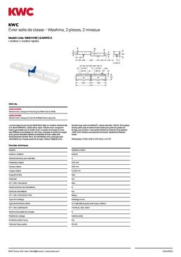 Lavabo rigole et aire de jeu WASHINO-Step | SANW211