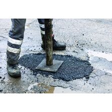 Enrobé à base de liant végétal en seau pour réparation à froid de sols bitumineux | Weberep Route