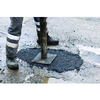 Enrobé à base de liant végétal en seau pour réparation à froid de sols bitumineux | Weberep Route