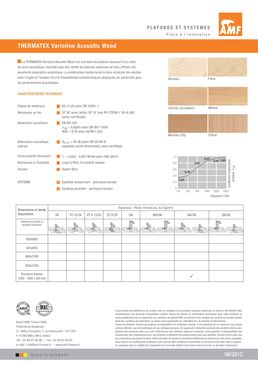 Dalles de plafond aspect bois | Thermatex Varioline Bois