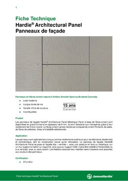 Panneaux Bardage fibres-ciment texturé | Architectural Panel