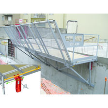 Passerelle de travail en encorbellement | Passerelle pignon